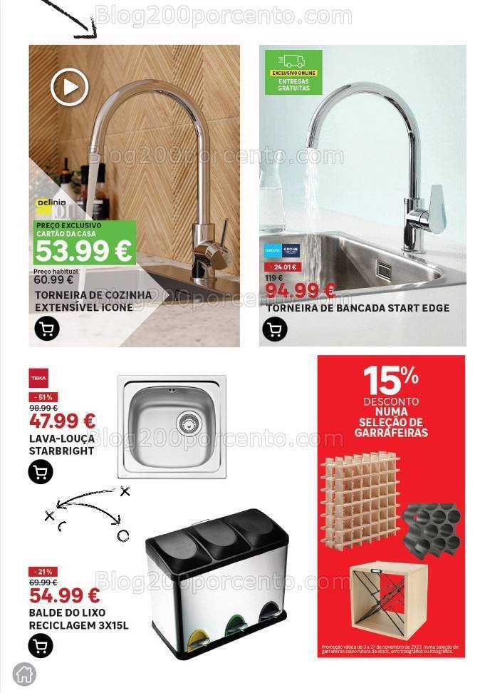 Antevisão Folheto LEROY MERLIN Black Friday Promoções de 31 outubro a 10 dezembro