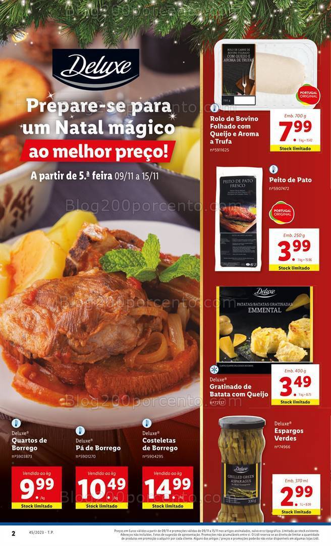 Antevisão Folheto LIDL Promoções de 9 a 15 novembro