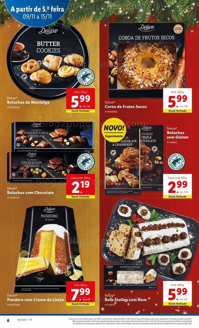 Antevisão Folheto LIDL Promoções de 9 a 15 novembro