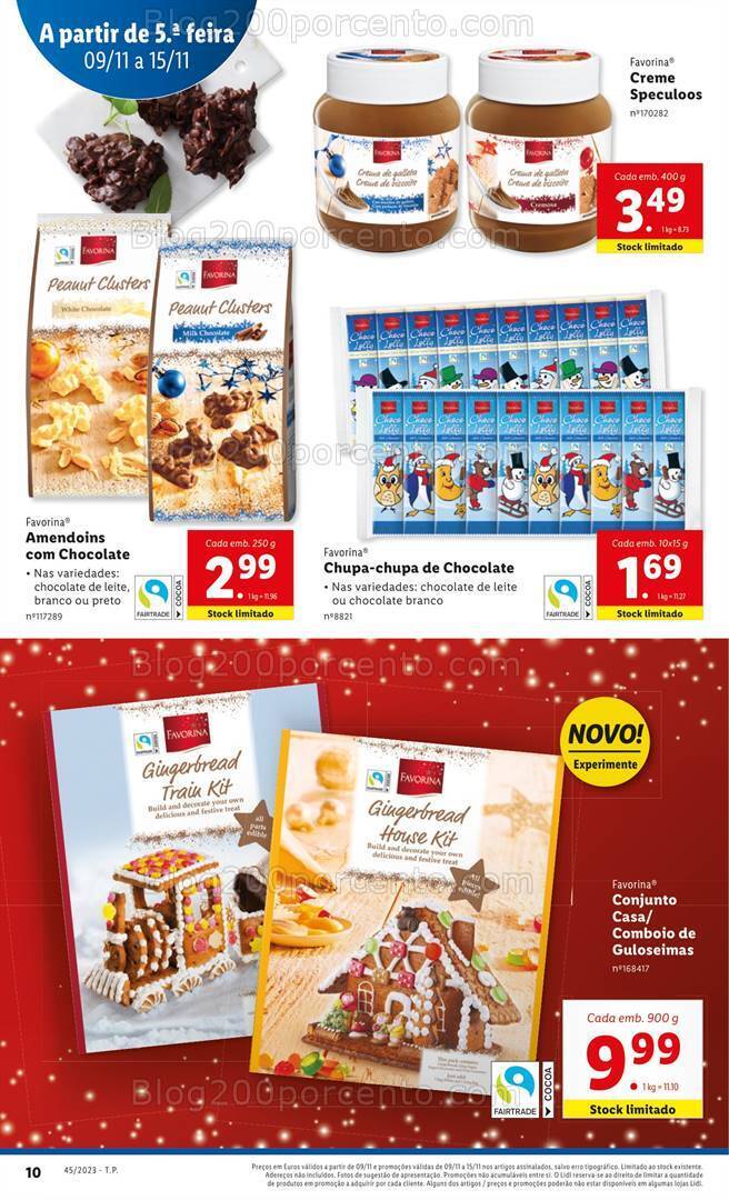 Antevisão Folheto LIDL Promoções de 9 a 15 novembro