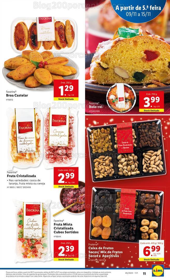 Antevisão Folheto LIDL Promoções de 9 a 15 novembro