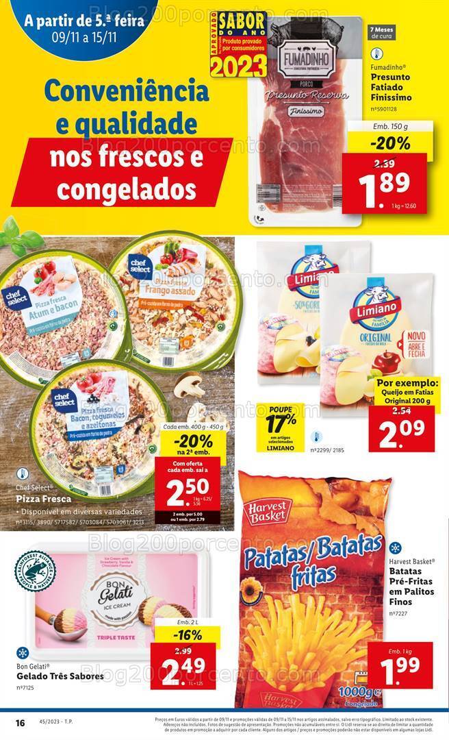 Antevisão Folheto LIDL Promoções de 9 a 15 novembro