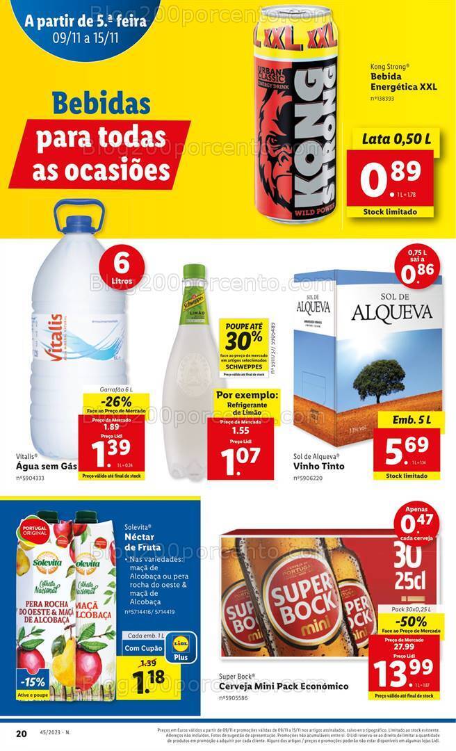 Antevisão Folheto LIDL Promoções de 9 a 15 novembro