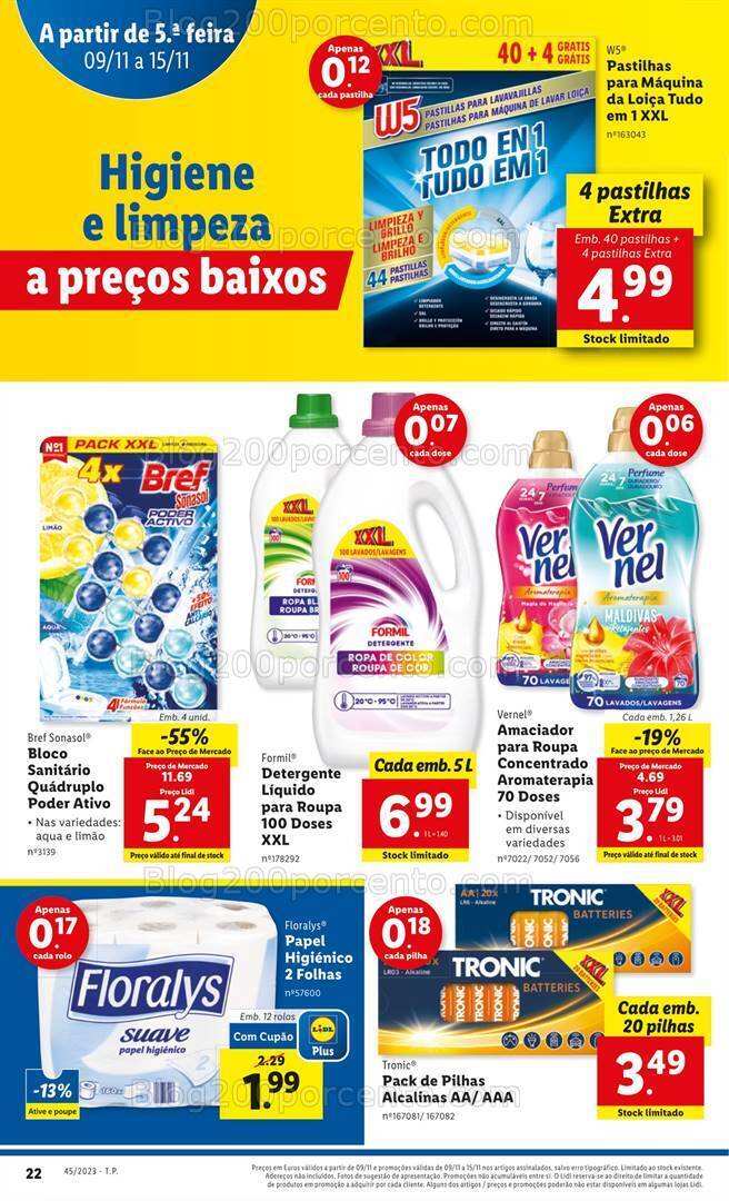 Antevisão Folheto LIDL Promoções de 9 a 15 novembro