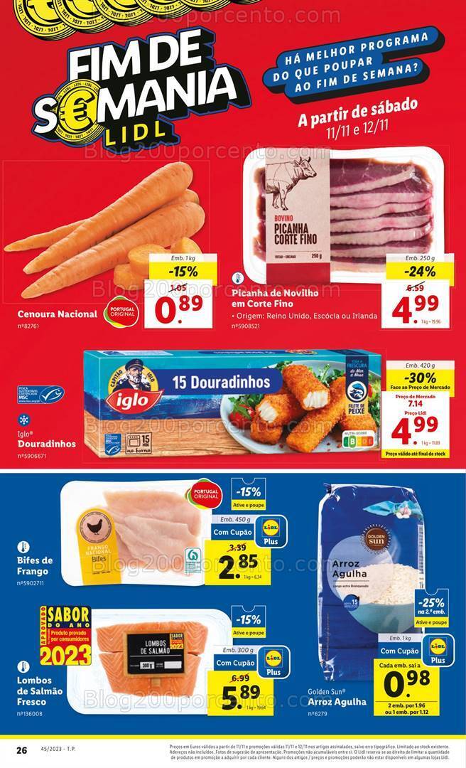 Antevisão Folheto LIDL Promoções de 9 a 15 novembro