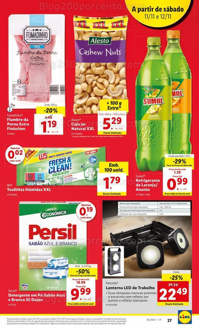 Antevisão Folheto LIDL Promoções de 9 a 15 novembro