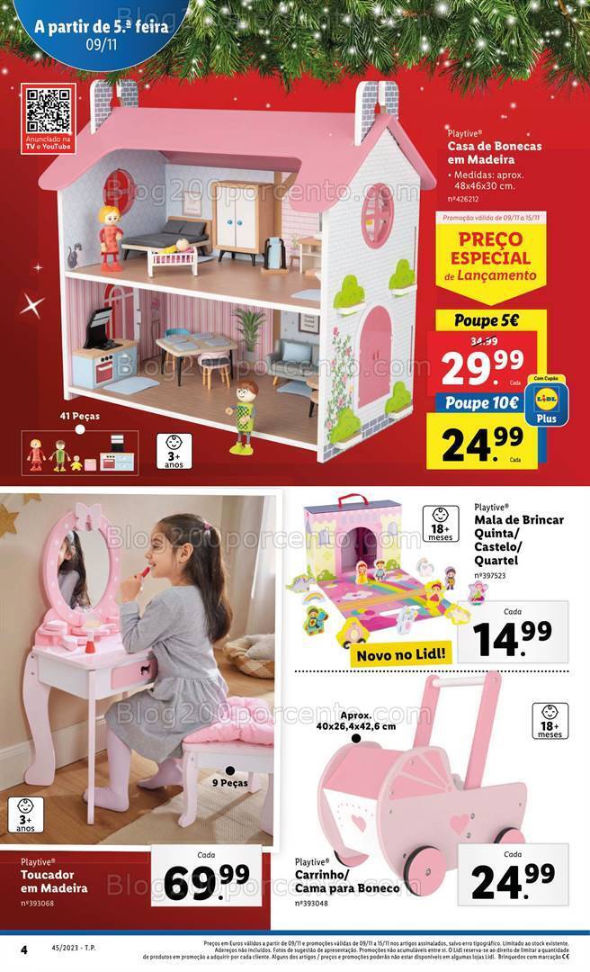 Antevisão Folheto LIDL Promoções de 9 a 15 novembro