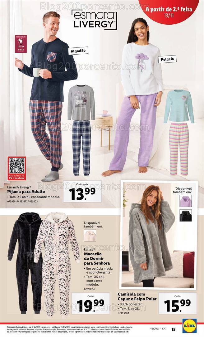 Antevisão Folheto LIDL Promoções de 9 a 15 novembro