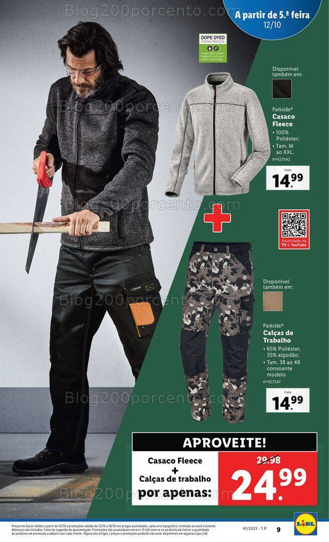 Antevisão Folheto LIDL Bazar Promoções a partir de 12 outubro