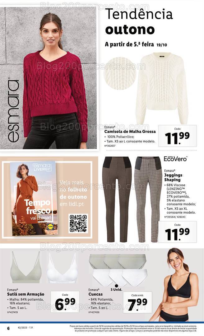 Antevisão Folheto LIDL Bazar Promoções a partir de 19 outubro