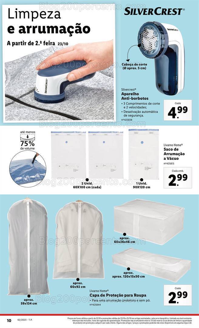 Antevisão Folheto LIDL Bazar Promoções de 19 a 25 outubro