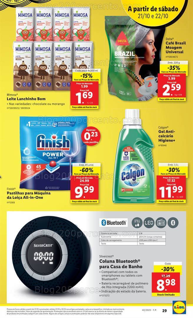 Antevisão Folheto LIDL Promoções Fim de Semana - 21 e 22 outubro