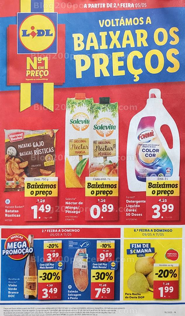 Antevisão Folheto LIDL Promoções de 5 a 11 maio all