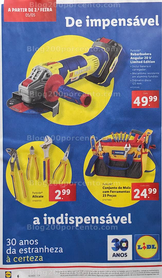 Antevisão Folheto LIDL Bazar Promoções de 5 a 15 maio bazar