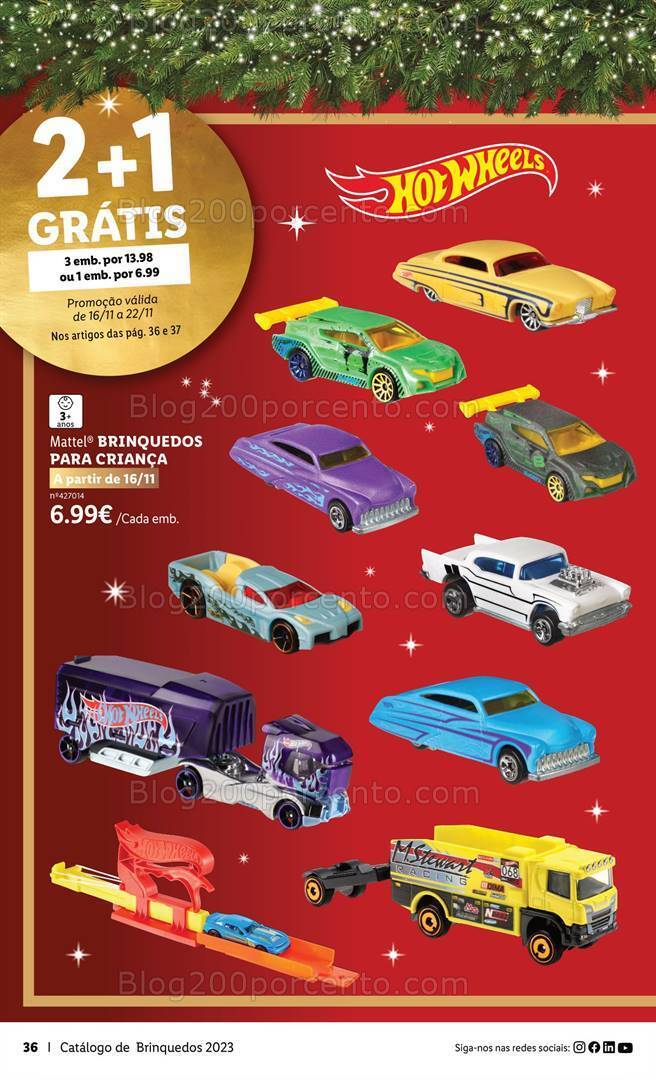 Antevisão Folheto LIDL Brinquedos de Natal Promoções de 9 novembro a 24 dezembro