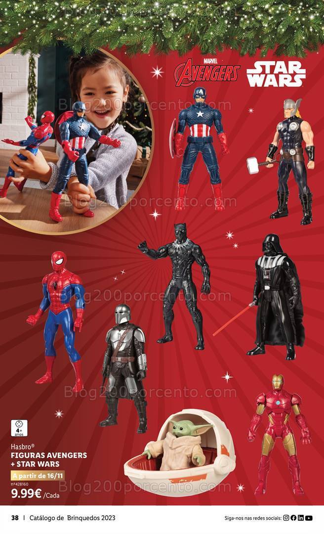 Antevisão Folheto LIDL Brinquedos de Natal Promoções de 9 novembro a 24 dezembro