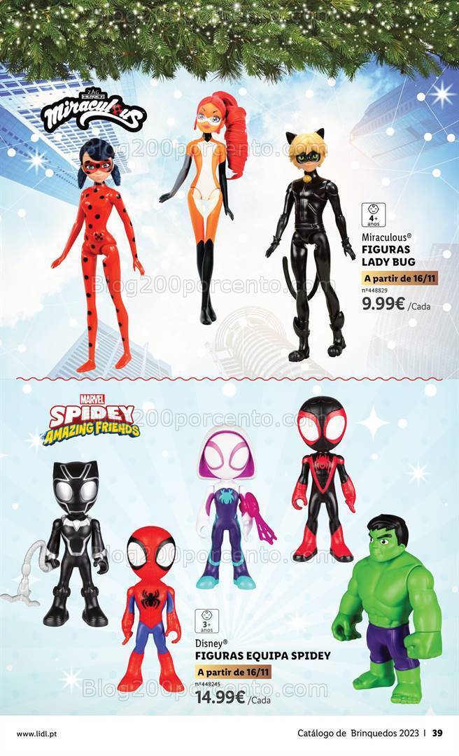 Antevisão Folheto LIDL Brinquedos de Natal Promoções de 9 novembro a 24 dezembro