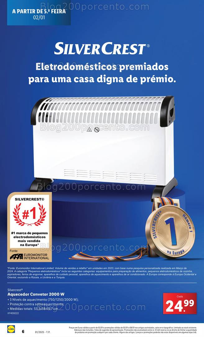 Antevisão Folheto LIDL Casa e Iluminacão Promoções a partir de 2 janeiro