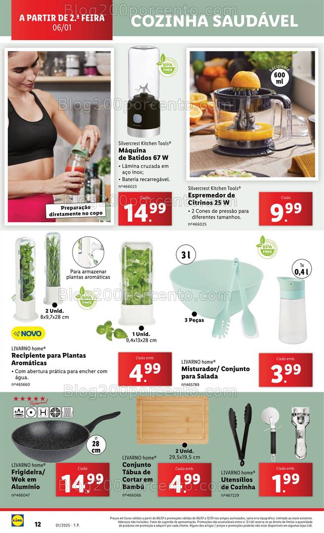 Antevisão Folheto LIDL Bazar Promoções a partir de 6 janeiro