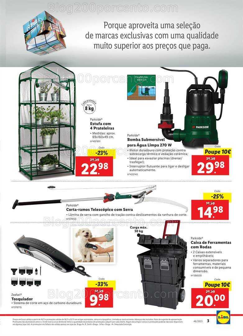 Antevisão Folheto LIDL Extra Braga Promoções de 16 a 22 novembro