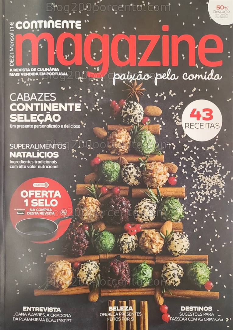 Antevisão Revista CONTINENTE Magazine Dezembro e Seus Vales de Desconto