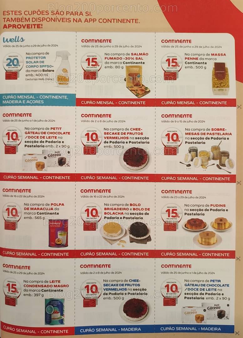 Antevisão Revista CONTINENTE Magazine Julho e Seus Vales de Desconto