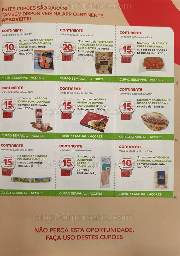 Antevisão Revista CONTINENTE Magazine Julho e Seus Vales de Desconto