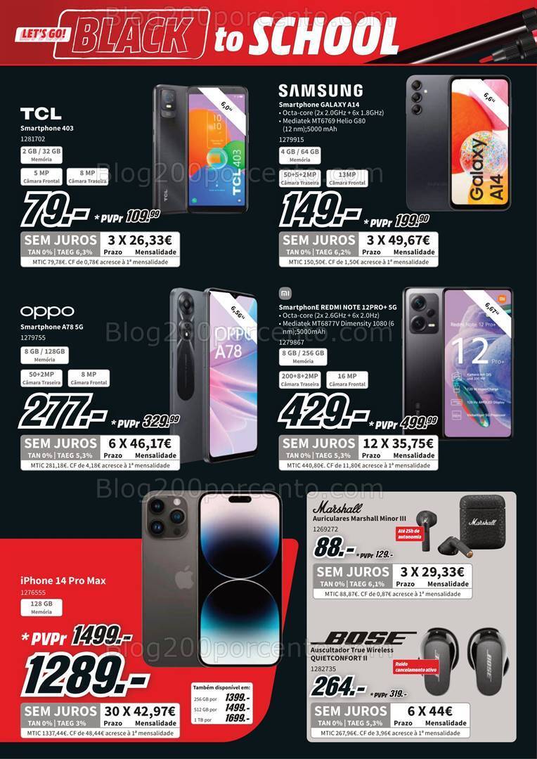 Antevisão Folheto MEDIA MARKT Promoções de 31 agosto a 6 setembro