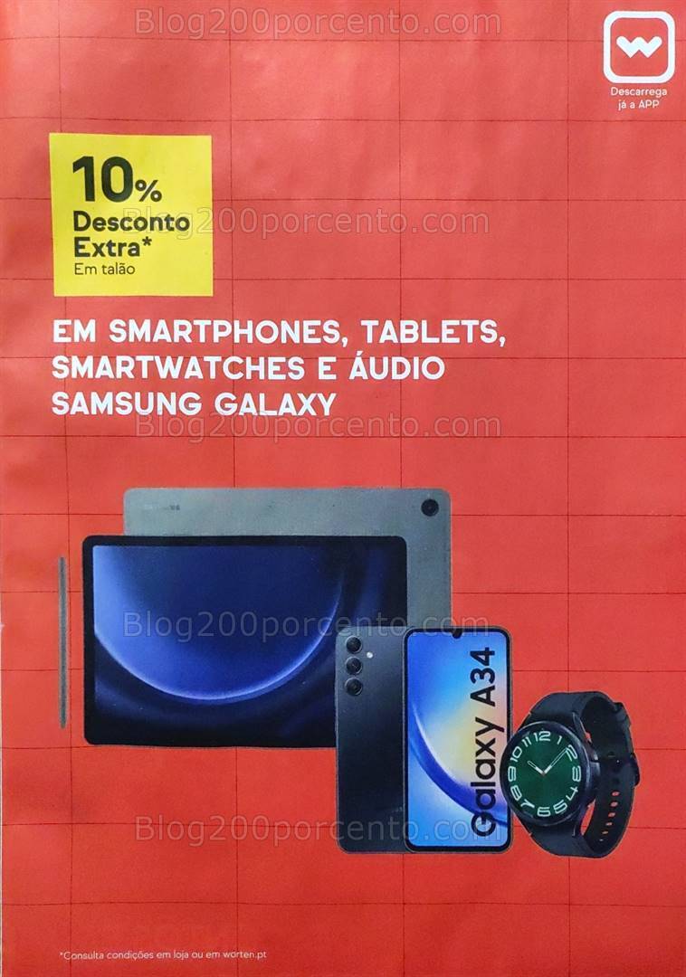 Antevisão Folheto WORTEN Mega Descontão Promoções de 28 a 31 março