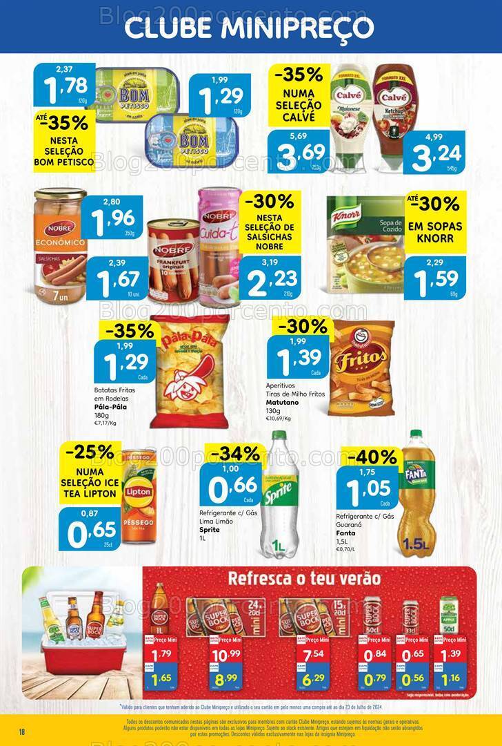 Antevisão Folheto MINIPREÇO Promoções de 25 a 31 julho
