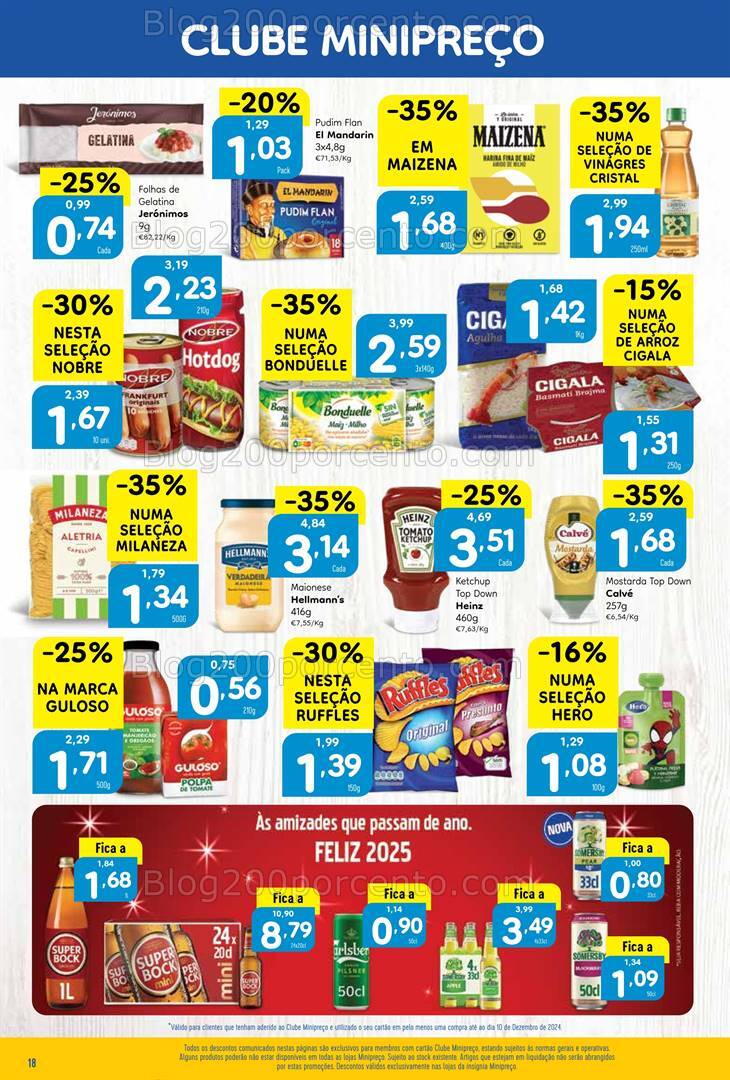 Antevisão Folheto MINIPREÇO Promoções de 12 a 18 dezembro