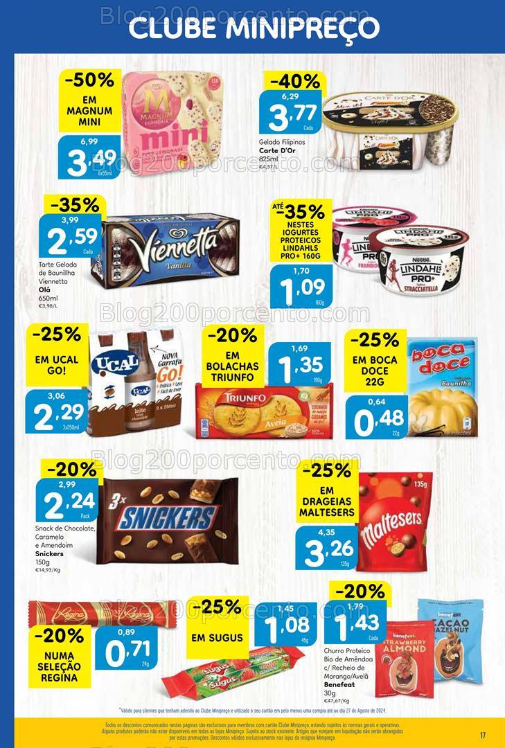 Antevisão Folheto MINIPREÇO Promoções de 29 agosto a 4 setembro