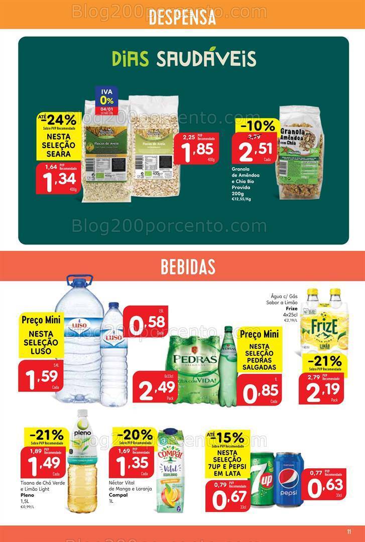 Antevisão Folheto MINIPREÇO Promoções de 4 a 10 janeiro