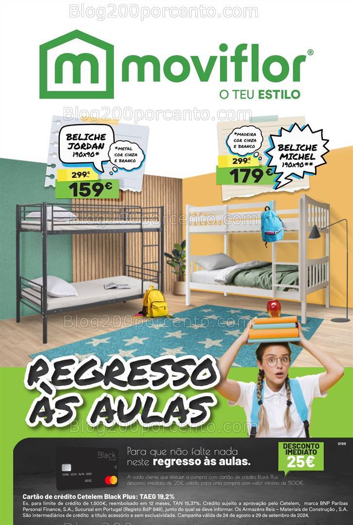 Antevisão Folheto MOVIFLOR Regresso às Aulas Promoções até 29 setembro