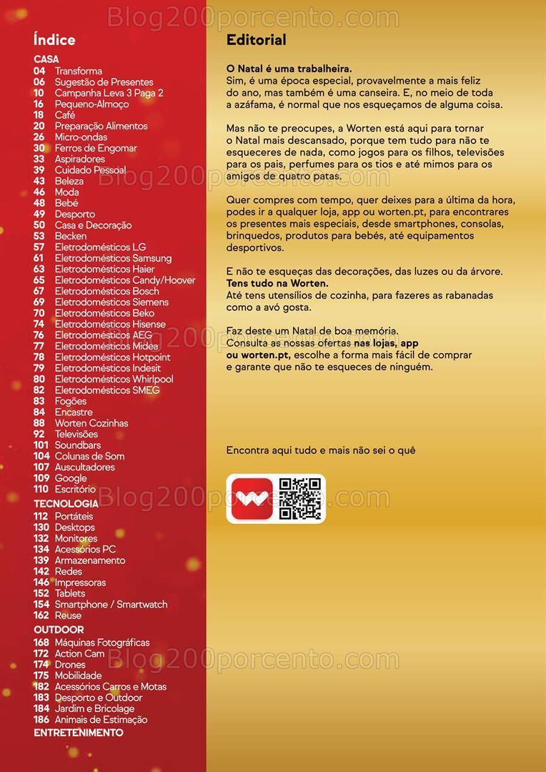 Folheto WORTEN Natal