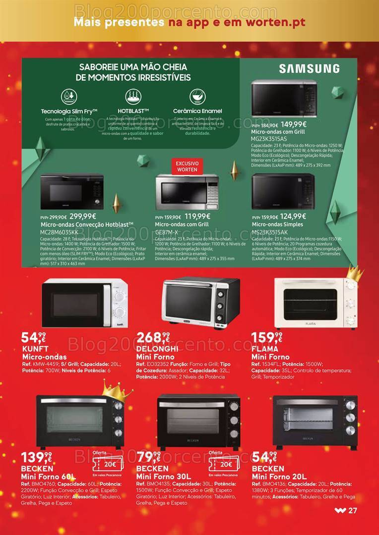 Folheto WORTEN Natal