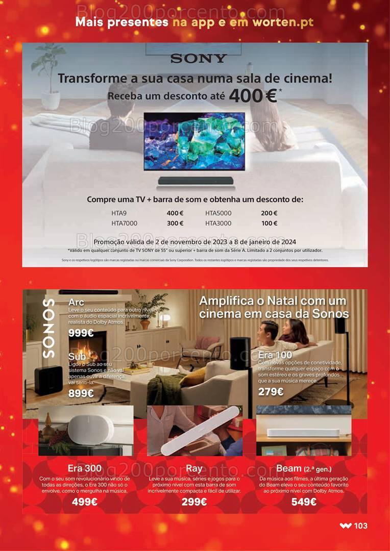 Folheto WORTEN Natal