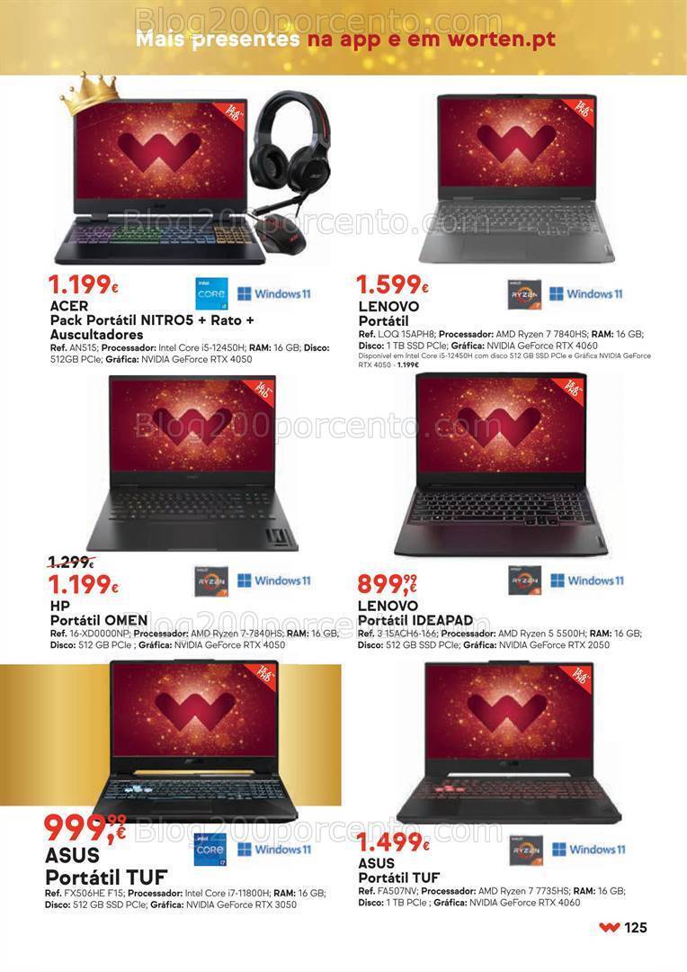 Folheto WORTEN Natal