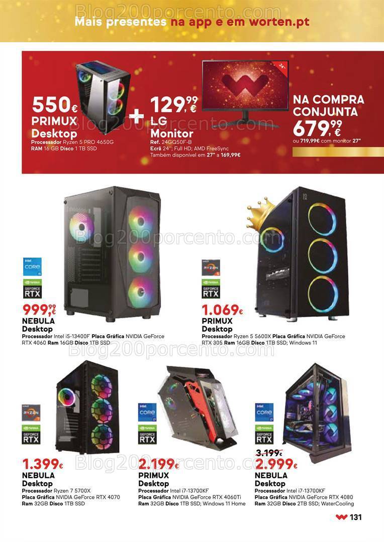 Folheto WORTEN Natal