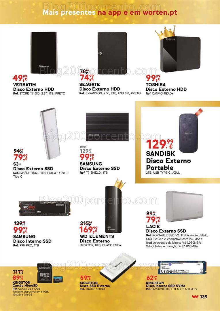 Folheto WORTEN Natal