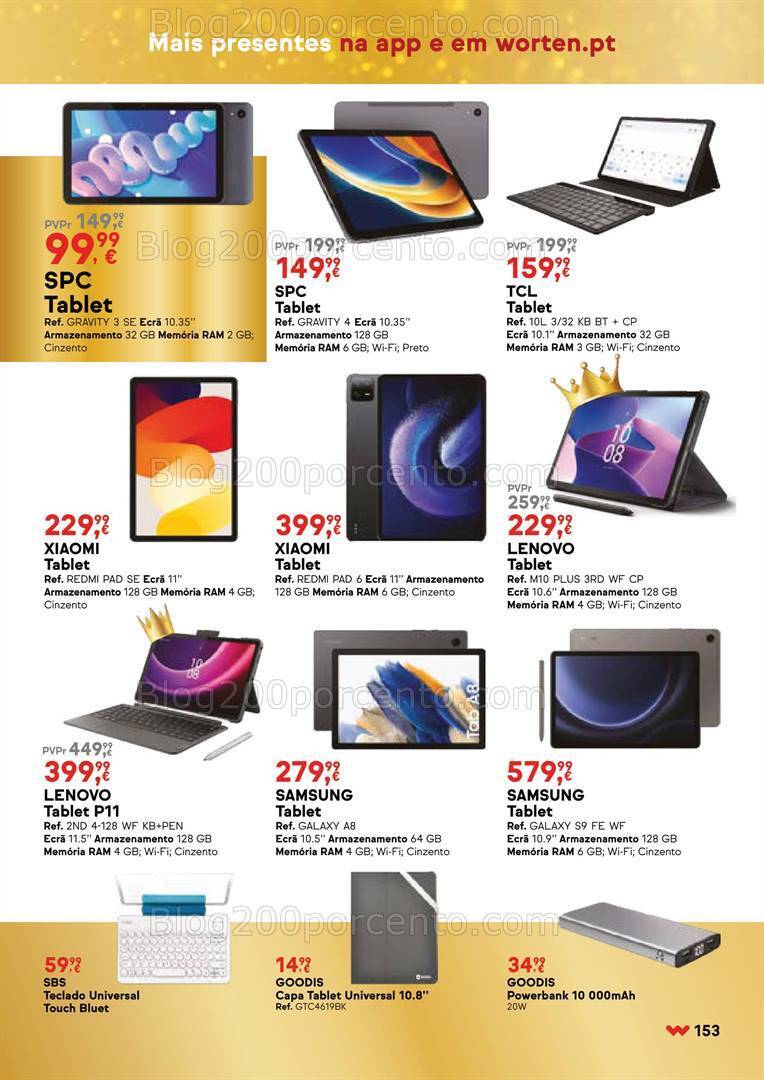 Folheto WORTEN Natal