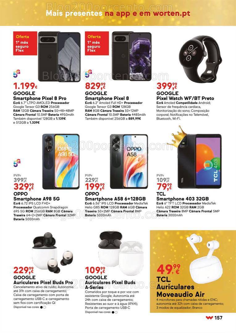 Folheto WORTEN Natal