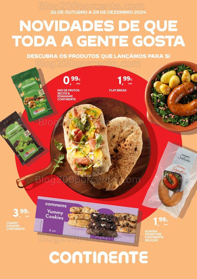 Antevisão Folheto CONTINENTE Novidades Promoções de 22 outubro a 29 dezembro