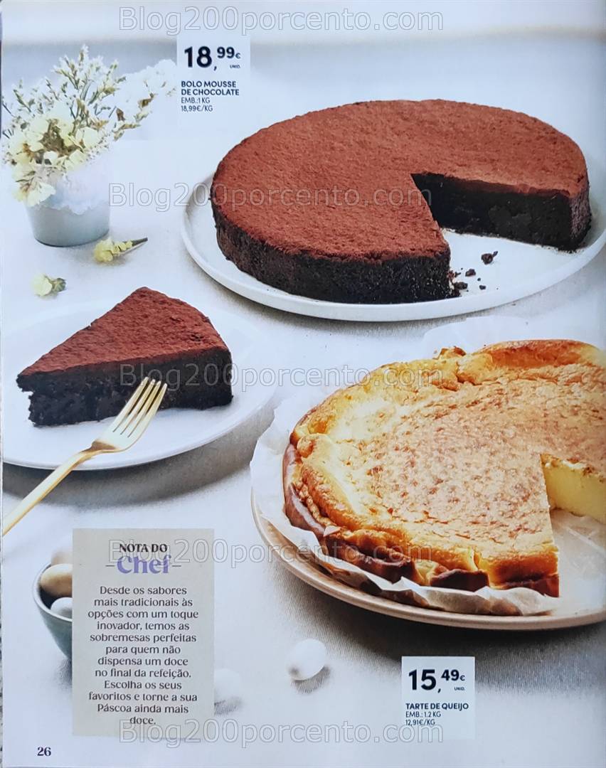 Antevisão Folheto CONTINENTE Páscoa Take Away Promoções de 1 a 20 abril