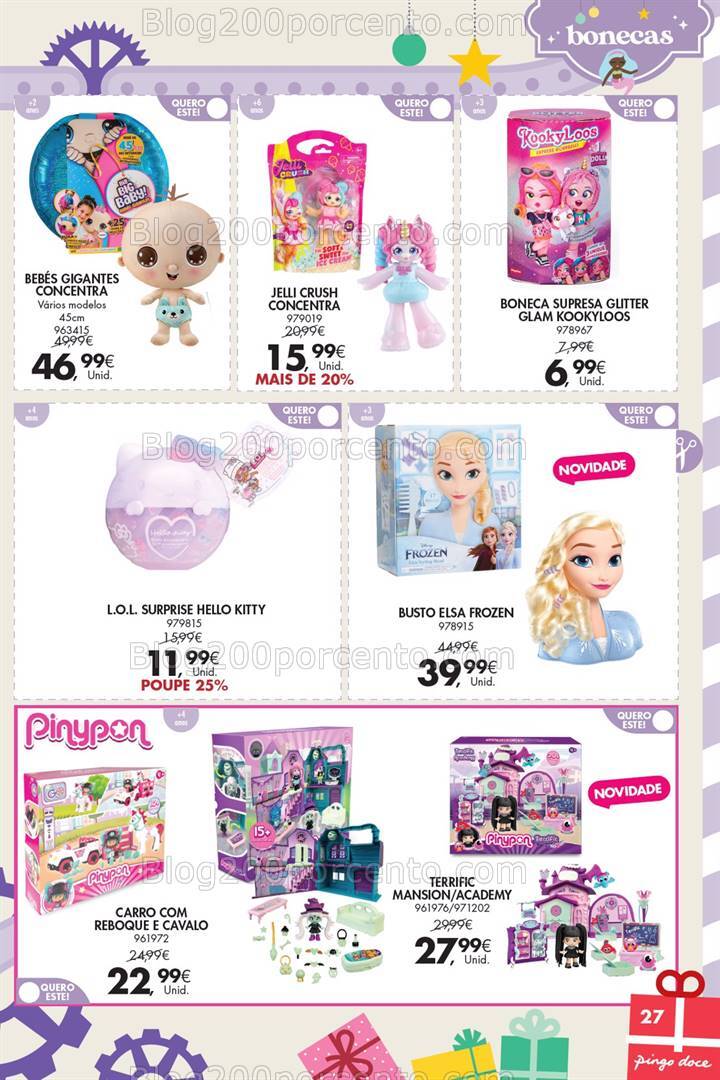 Antevisão Folheto PINGO DOCE Promoções de 19 novembro a 6 janeiro