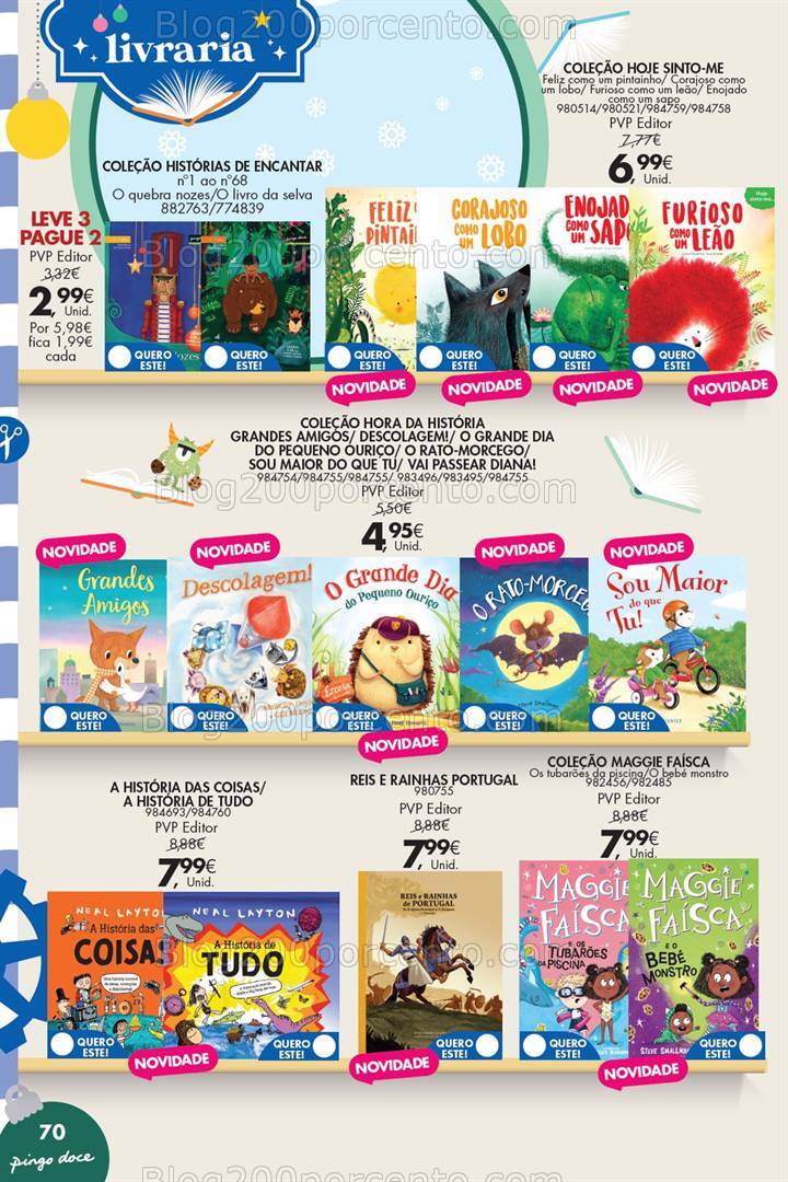 Antevisão Folheto PINGO DOCE Promoções de 19 novembro a 6 janeiro