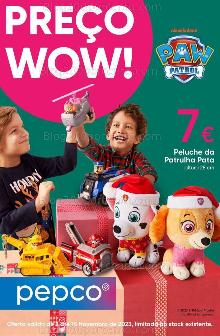 Antevisão Folheto PEPCO Natal e Bazar Promoções de 2 a 15 novembro