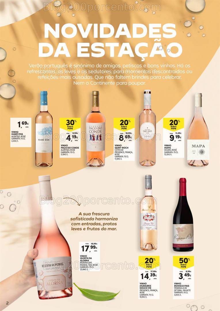 Antevisão Folheto CONTINENTE Petiscos de Verão Promoções de 23 julho a 11 agosto