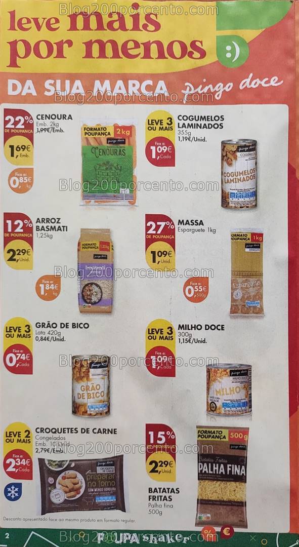 Antevisão Folheto PINGO DOCE Promoções de 2 a 8 julho
