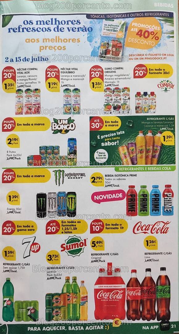 Antevisão Folheto PINGO DOCE Promoções de 2 a 8 julho